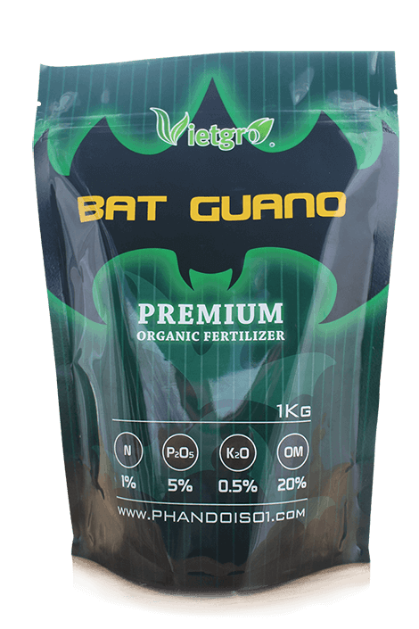 Phân dơi số 1 - Túi phân dơi 1kg (Bat Guano)