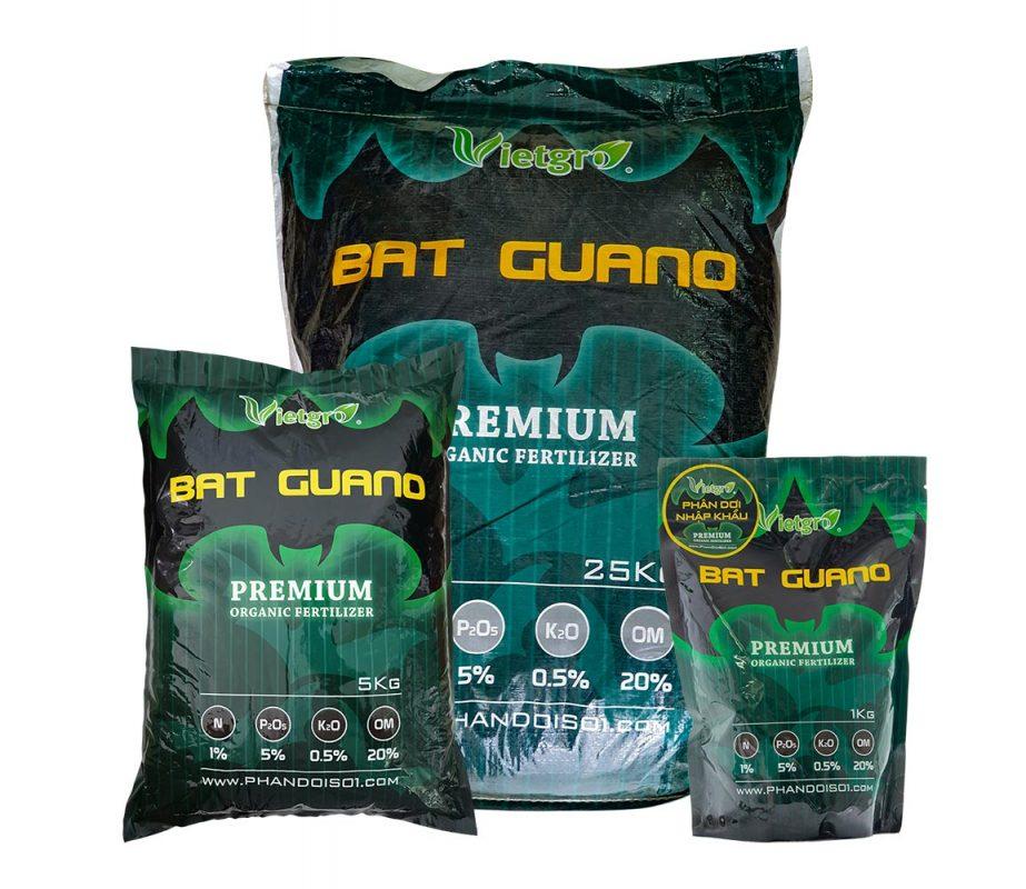 Phân dơi hữu cơ nhập khẩu Bat Guano 1kg, 5kg và 25kg