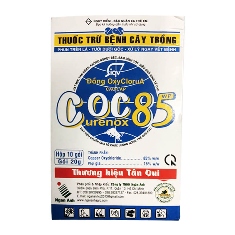 Curenox OC - COC 85WP (20g) - Thuốc trị nấm bệnh