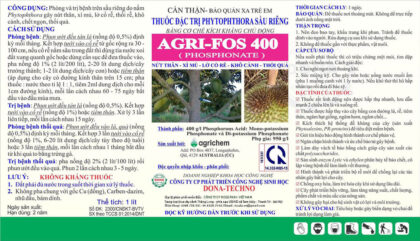 Agri-Fos 400SL (1 lít) - Thuốc trừ bệnh