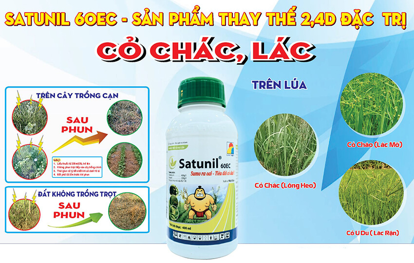 Satunil 60EC (400ml) - Thuốc trừ cỏ
